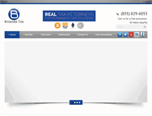 Tablet Screenshot of bismarktax.com